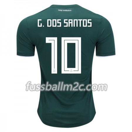 Fußballtrikots Mexiko G.Dos Santos 10 Heim Trikotsatz WM 2018